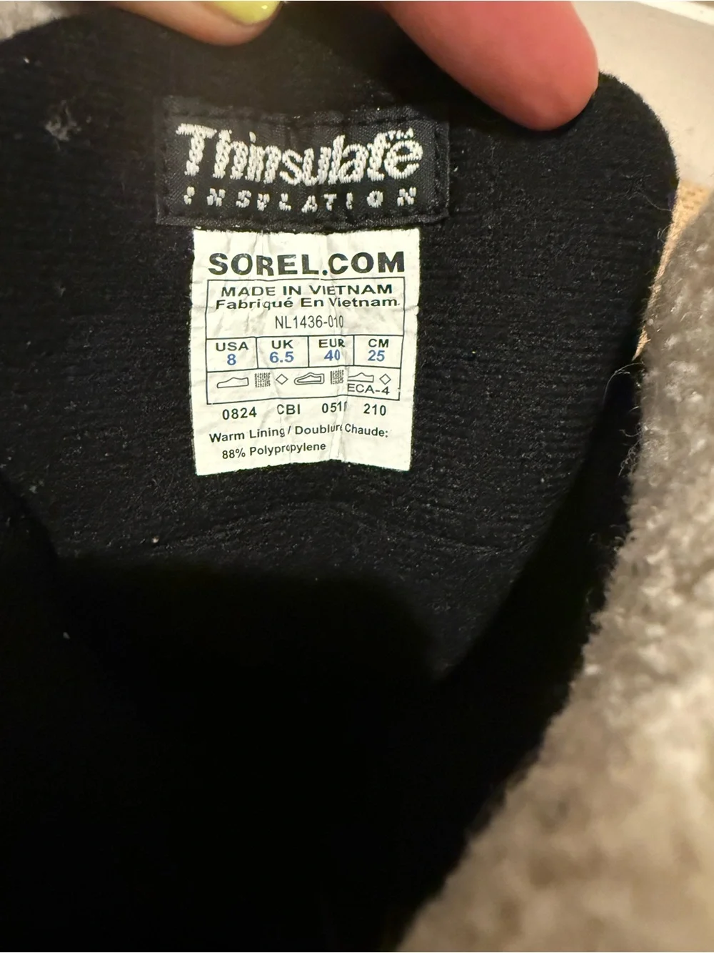 Sorel Women’s Black Sherpa-Lined Winter Boots